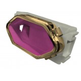 Módulo RJ11 - Novara Rosa Fosco Gold